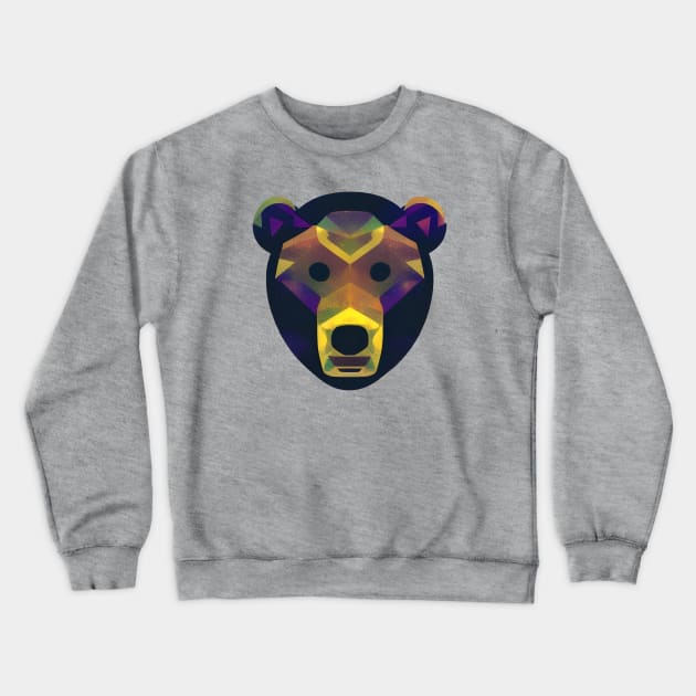 Galactic Galaxy Bear Crewneck Sweatshirt by shanestillz